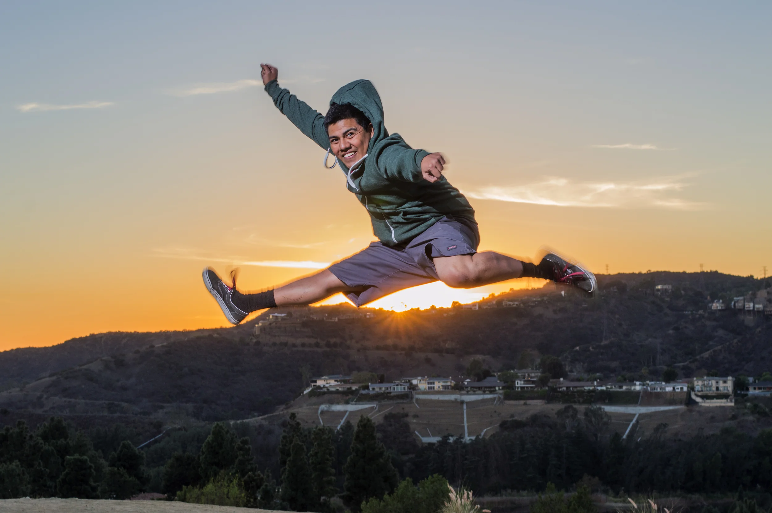 Ricardo Lazo Hollywood park sunset.jpg