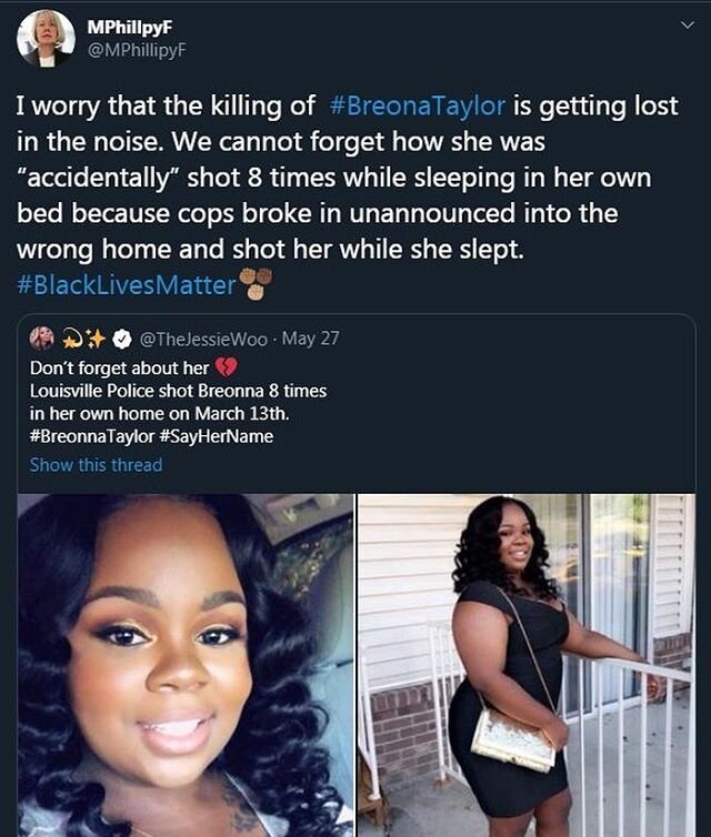 #breonnataylor #saytheirnames #blacklivesmatter