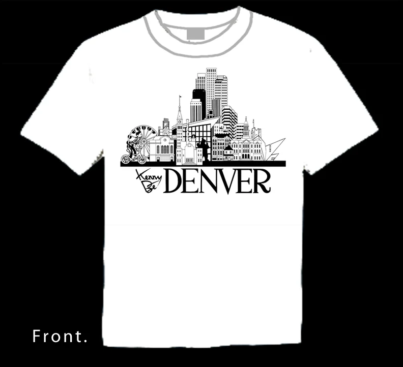 Denver & Colorado T-shirt (front)