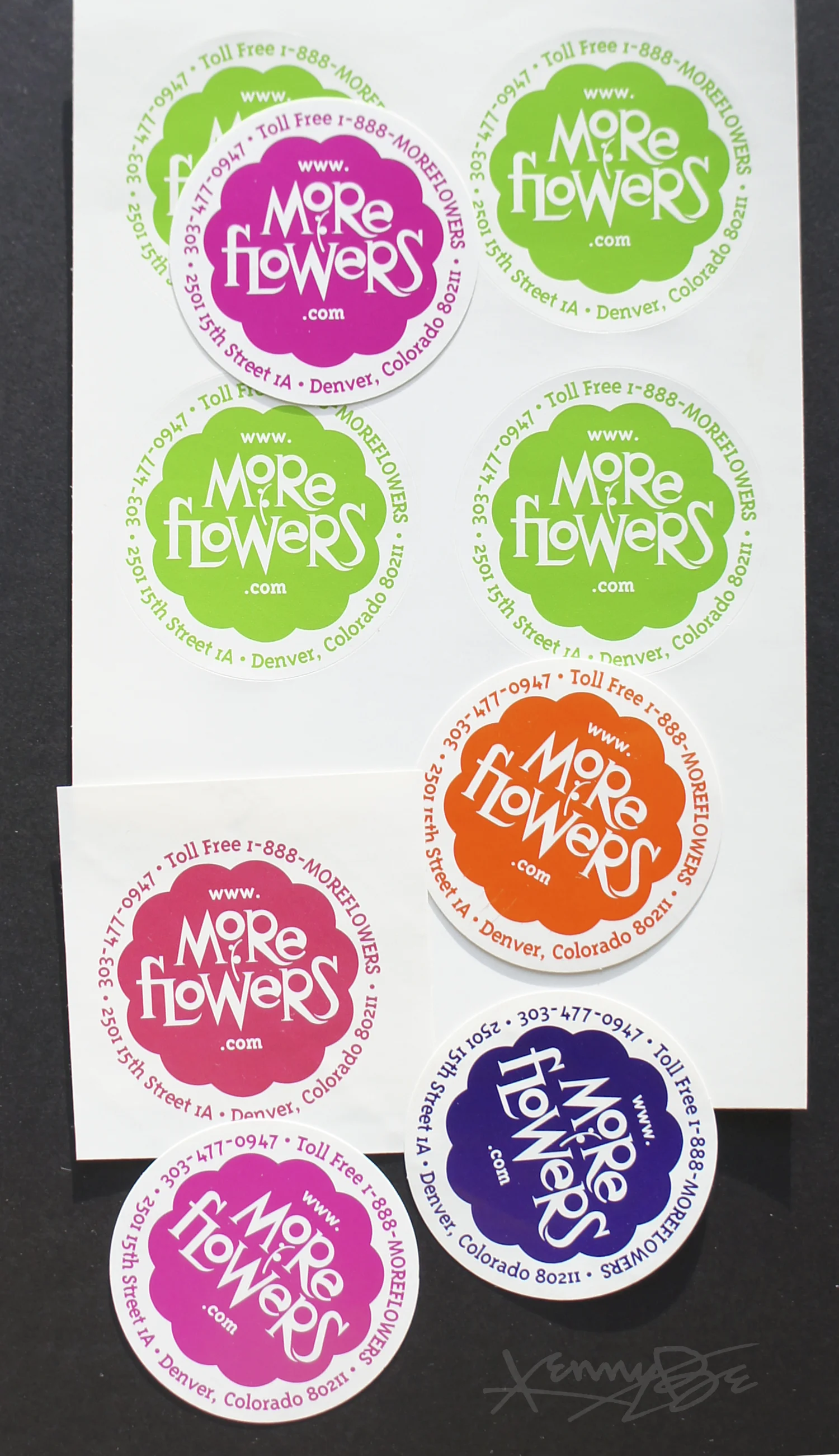 More Flowers Enclosure Stickers