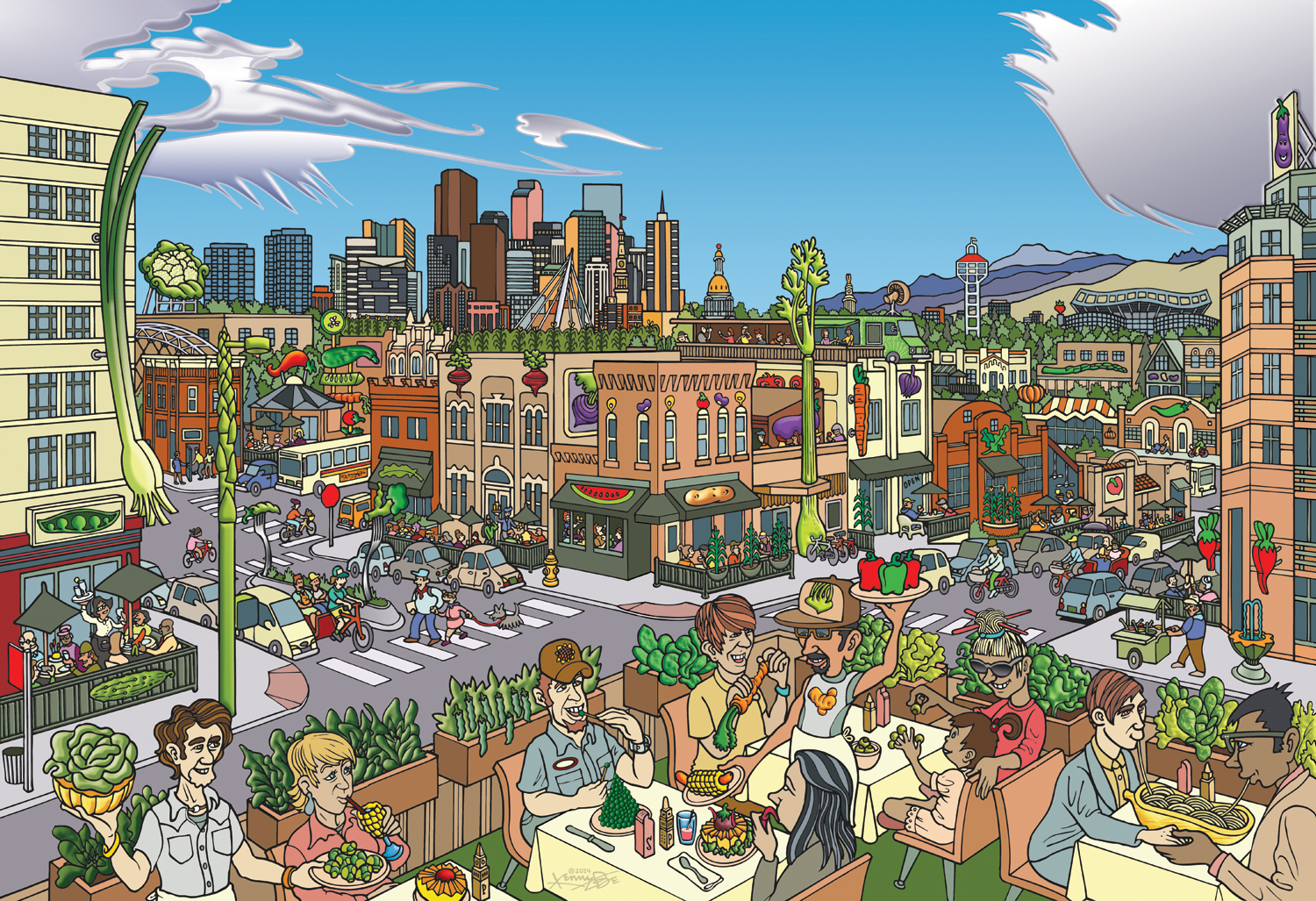 2014 Denver Neighborhood Seed Company catalog cover