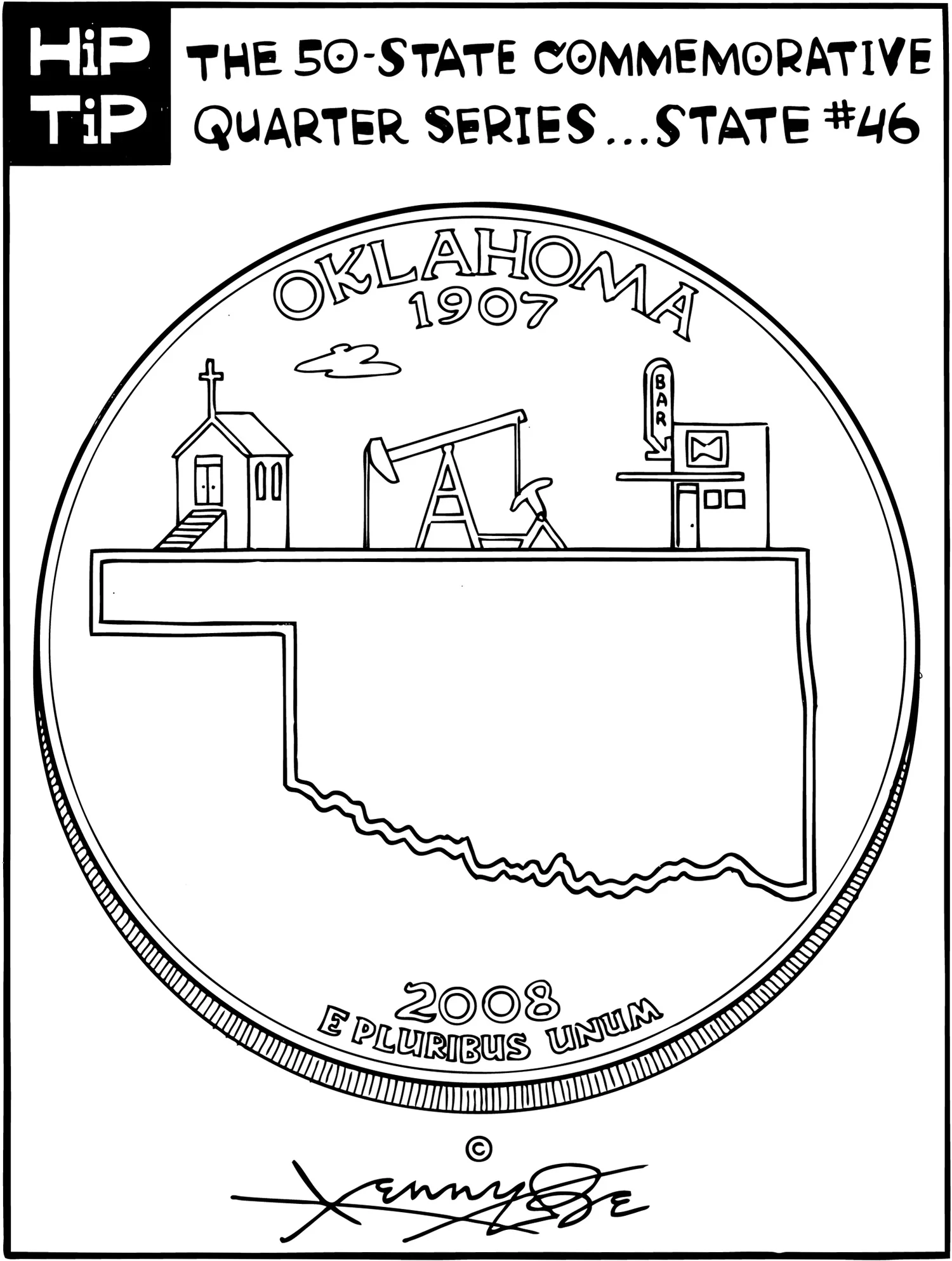 Oklahoma State Commemorative Quarter