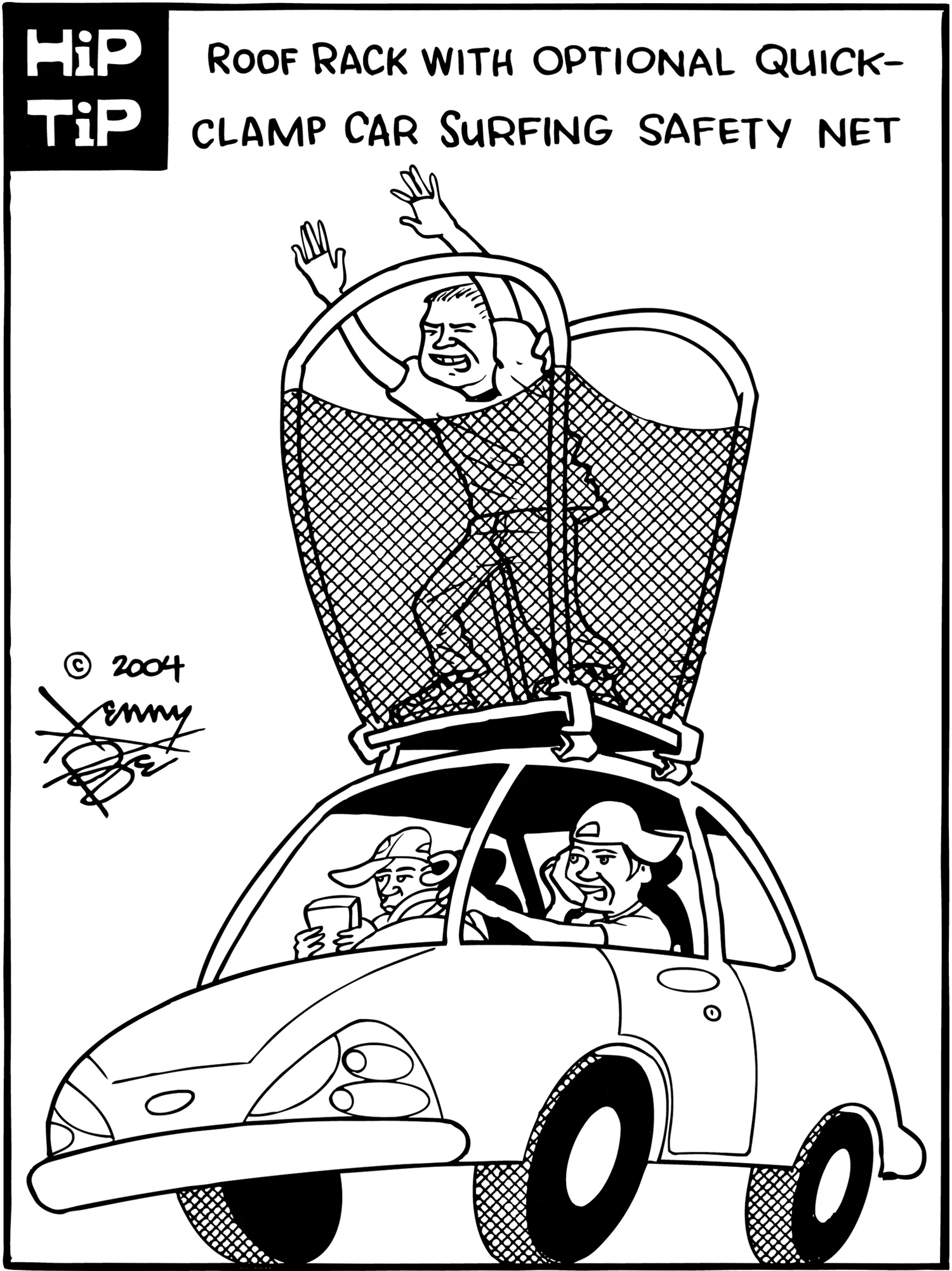 Car Surfing Safety Net