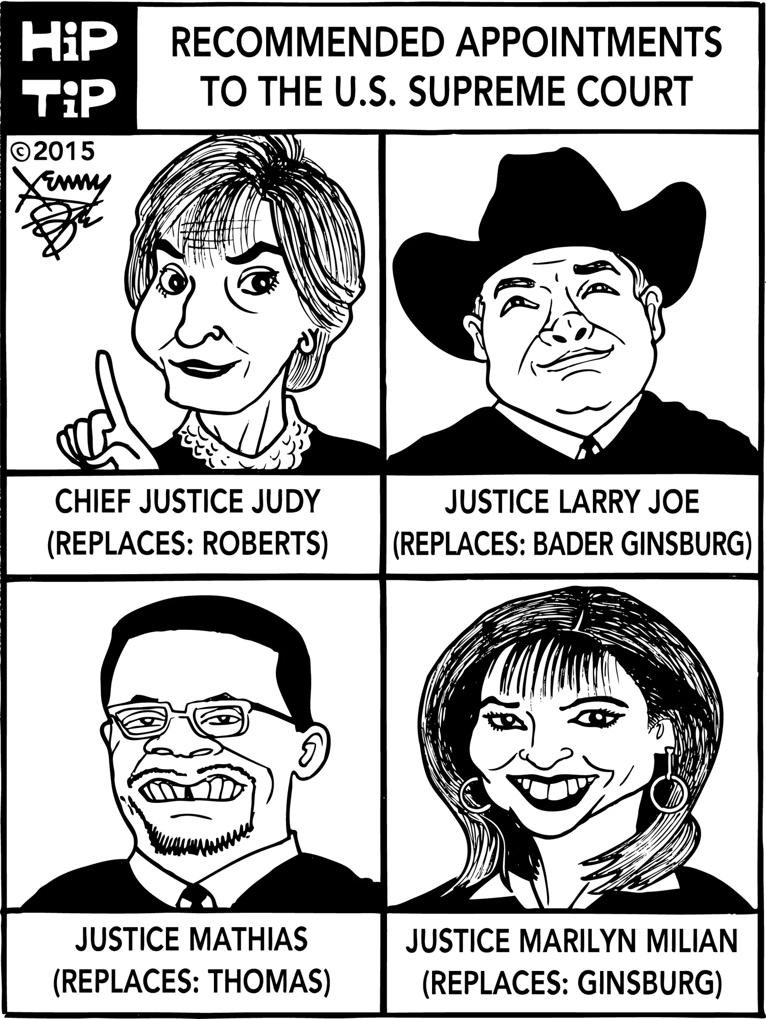 Recommended Appoinments to the U.S. Supreme Court