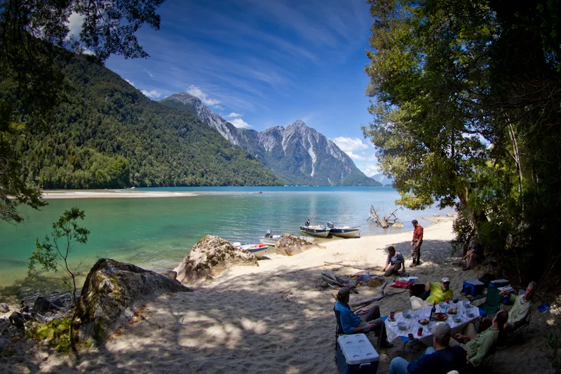 Chucao knows the meaning of a great shore lunch.