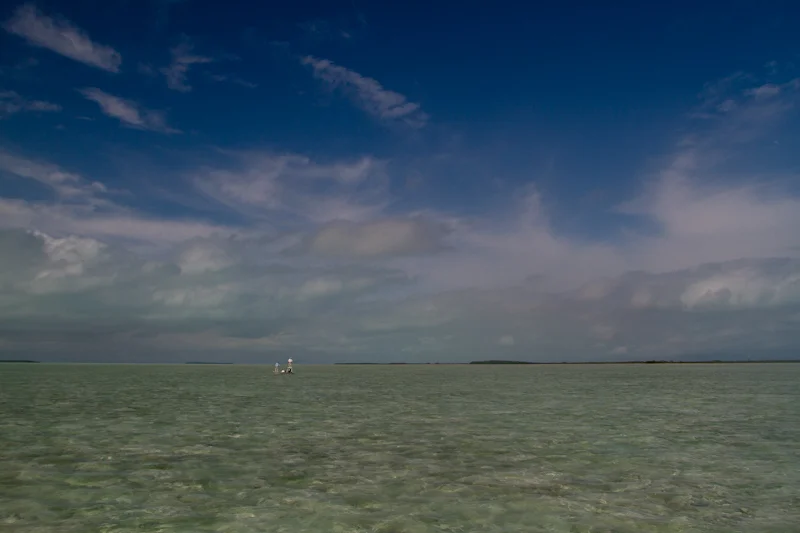 Some of the Permit flats here were huge. We fished these flats, as well as more defined open ocean flats.