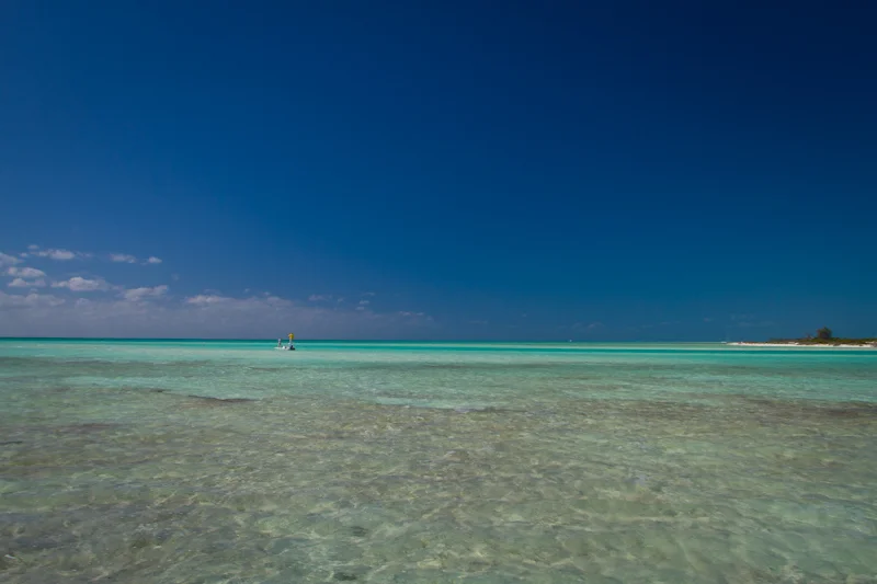 Holy crap.....now that is a Bonefish flat! Note the beautiful white beach in the background.