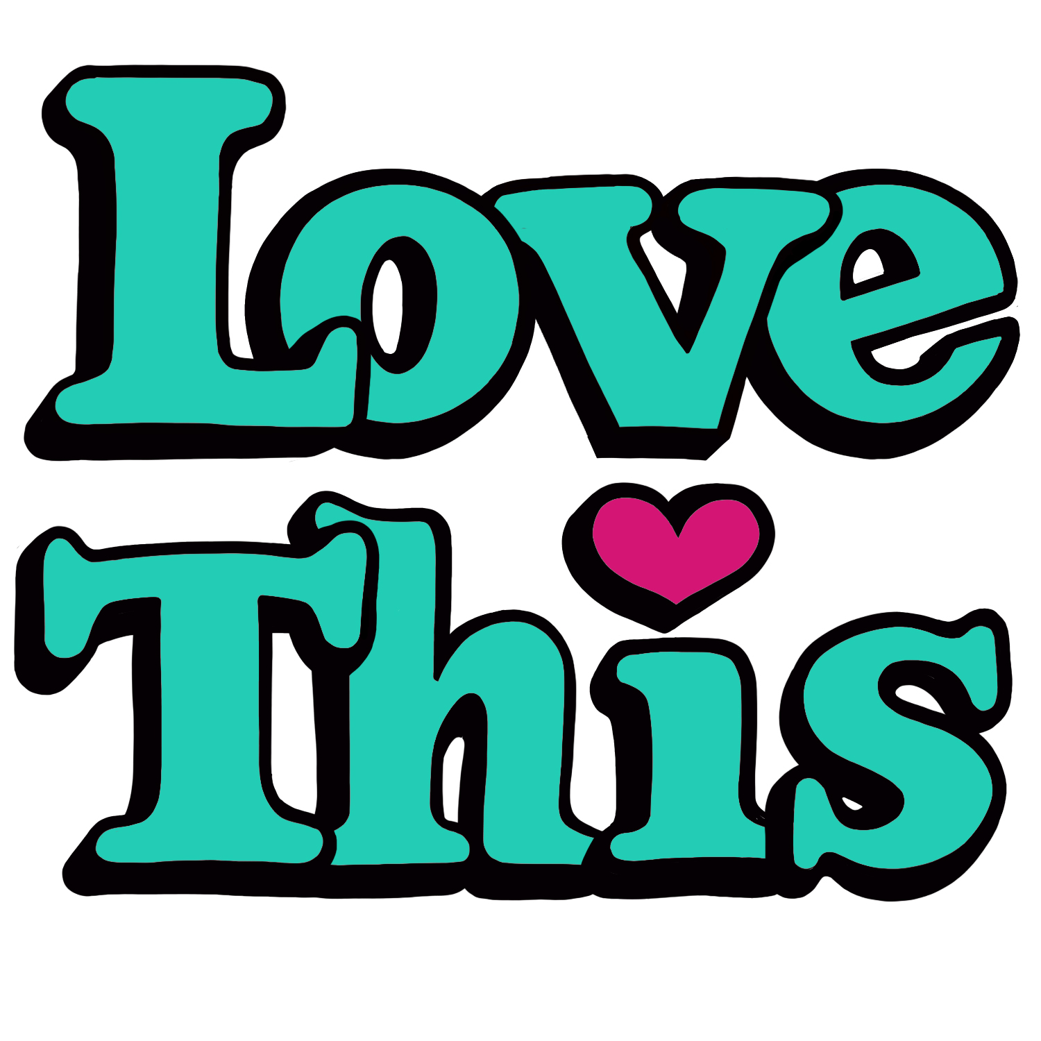 FB Messenger Modern Love Stickers — Heather Hardison