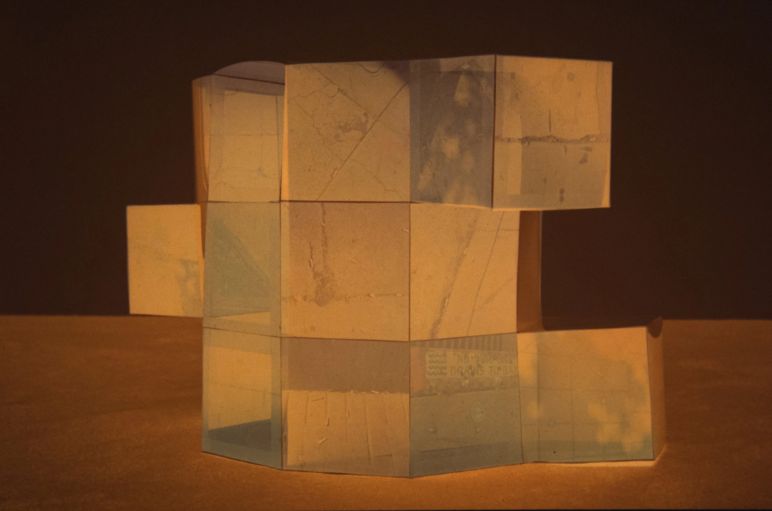 We Line Our Foundations With Cigarette Butts (slide 7), Double Negative Projection, 2017
