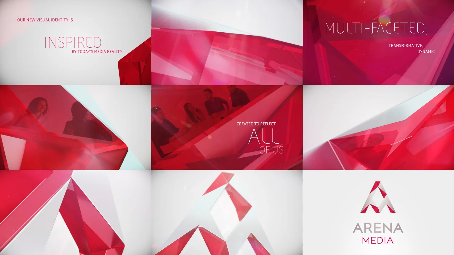 Storyboard of logo ident