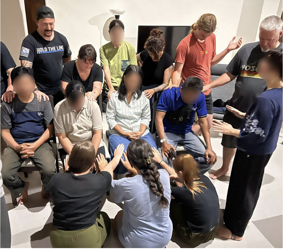  Praying over the Pastors and their wives in Indonesia 