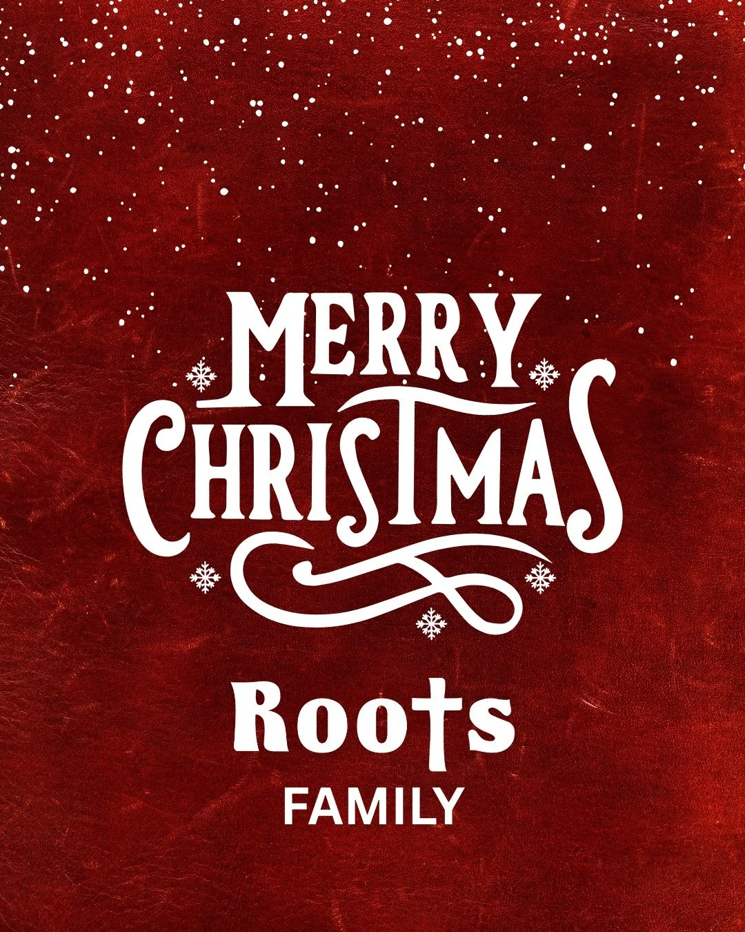 "For unto us a Child is born, Unto us a Son is given; And the government will be upon His shoulder. And His name will be called Wonderful, Counselor, Mighty God, Everlasting Father, Prince of Peace." Isaiah 9:6

Merry CHRISTmas, Roots Fam! 