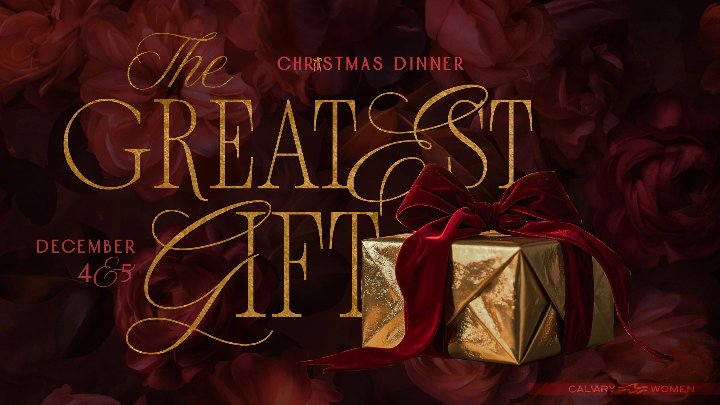 Women's Christmas Dinners December 4 and 5, 2025