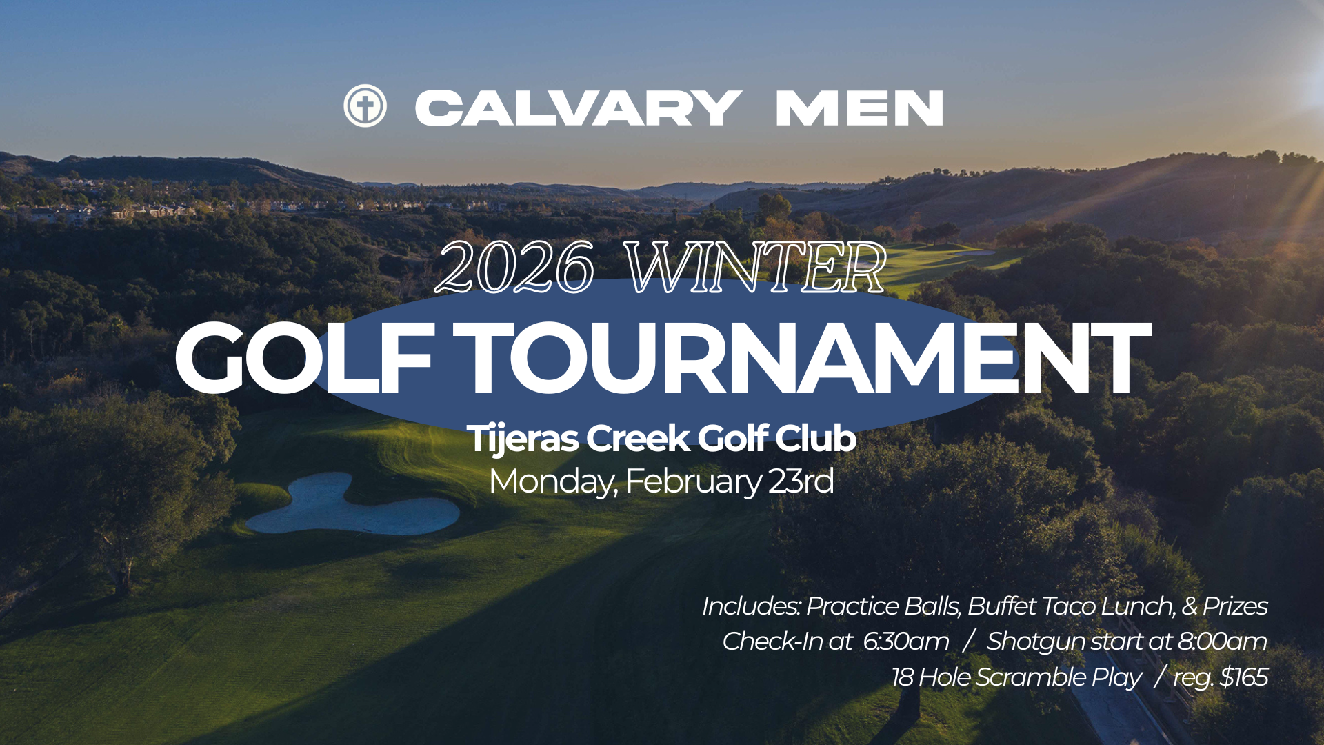 Calvary men's golf tournament