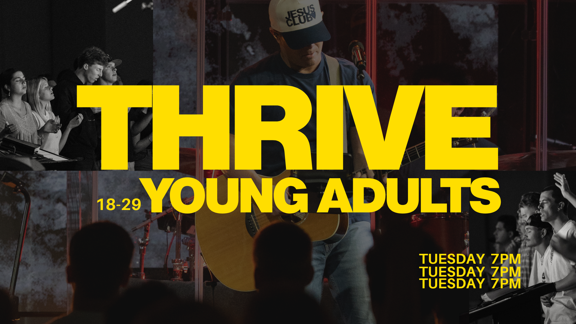 Thrive Young Adults ministry at Calvary South OC iN San Clemente Tuesdays 7pm