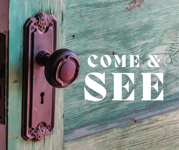 Come & See Sermon Graphic