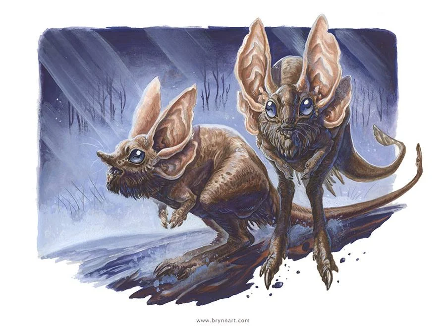 Muad'Dib, Teacher of Boys - Visions of Arrakis show - Pencil & Gouache