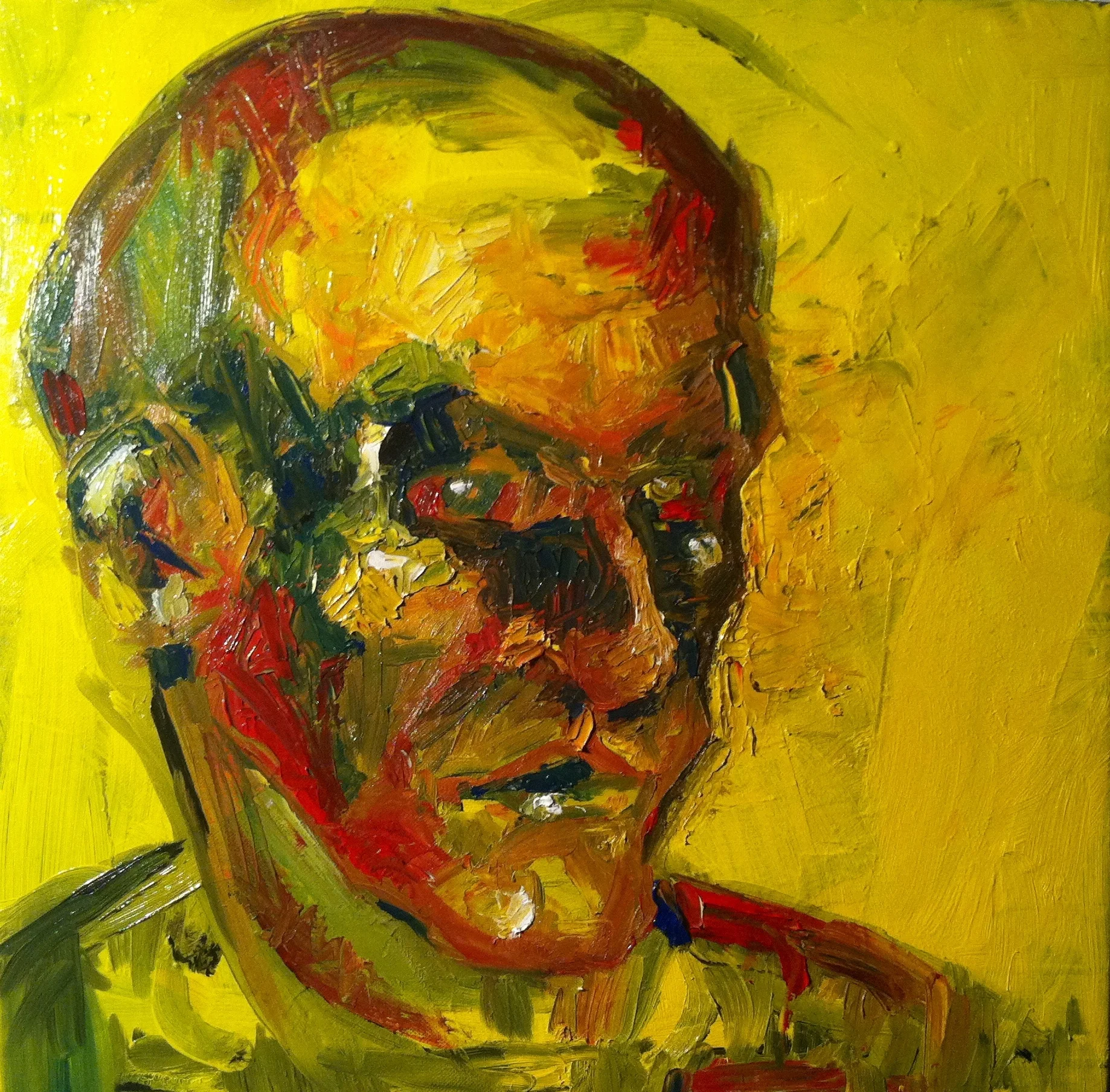 Oil on canvas, 18"x 18", 2012
