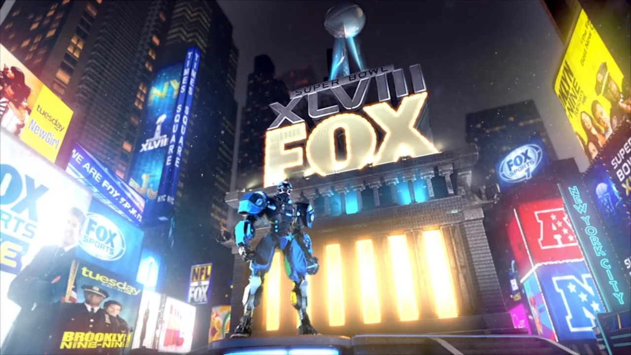 Super Bowl 48 | Opening Animation Texturing, Lighting, Character and Camera animation.