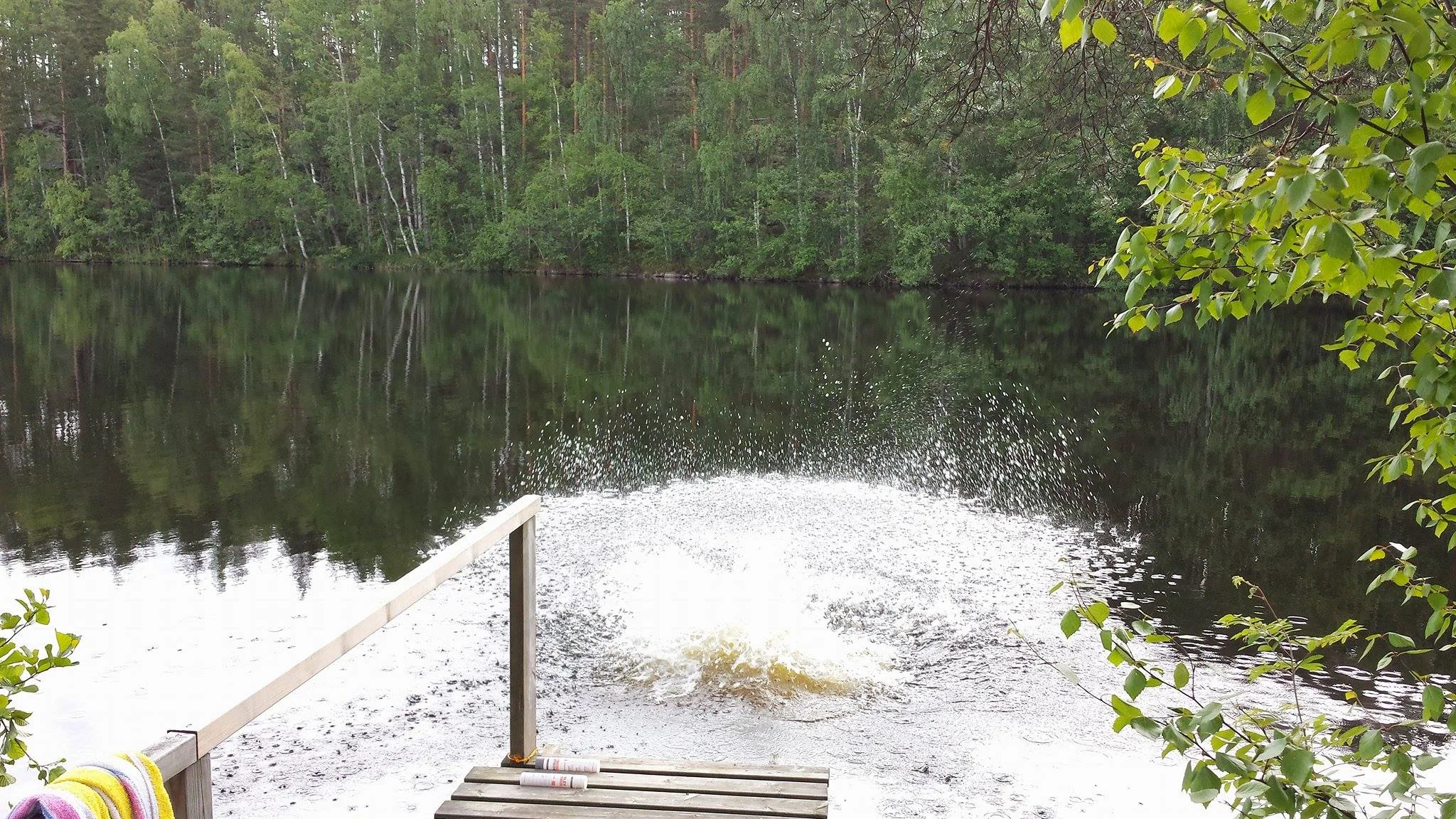 The lake we jump into when we need to cool down. Also used for various other things which you'll hear about in Chasing Cars!