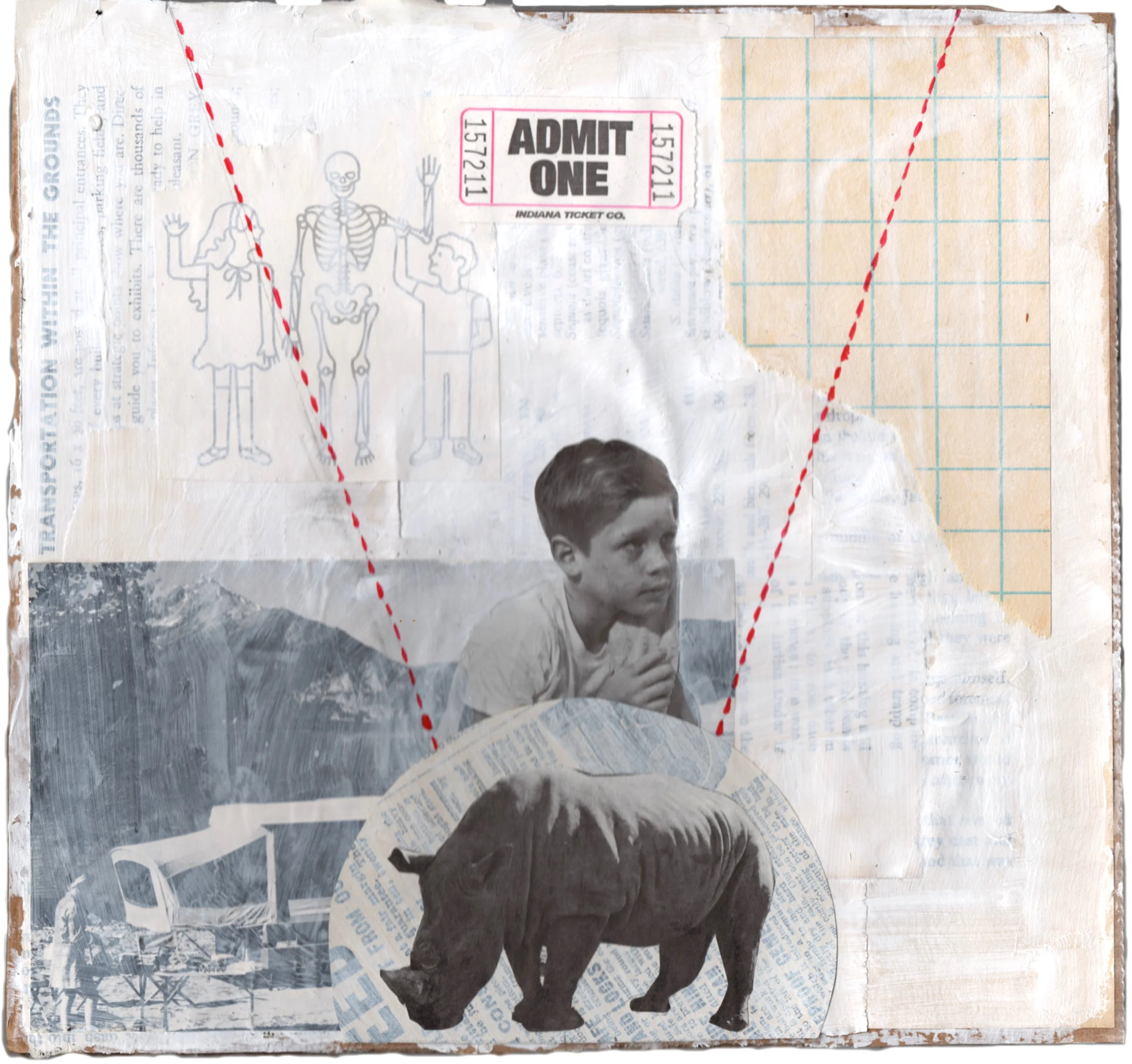 Admit One, 2016 (8 1/2 x 8 3/4")