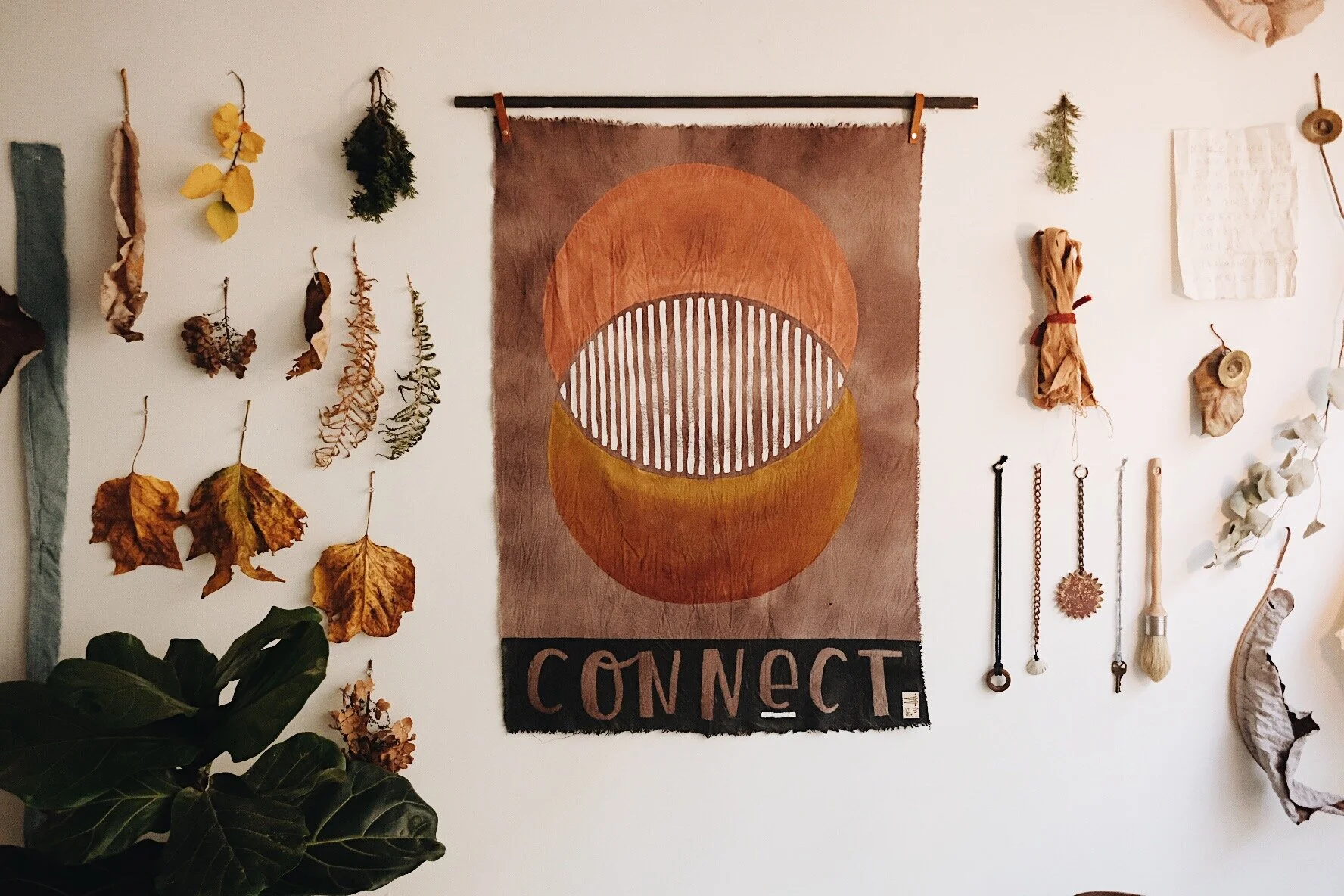 Cøøønnect (Lilac) ::: Canvas Banner