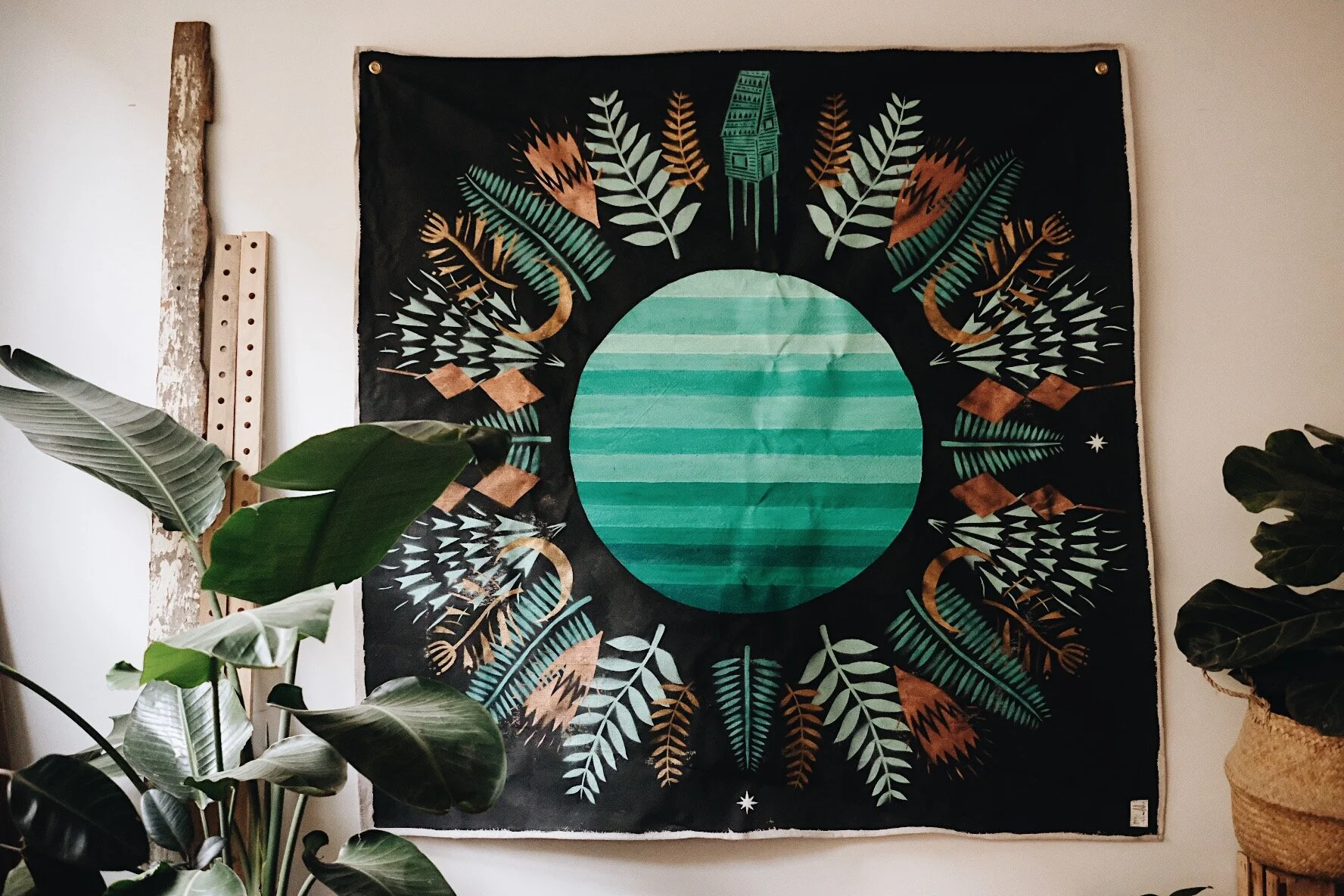 Spectrüüüm'd (Growth Rings in the Afternoon) ::: Canvas Banner