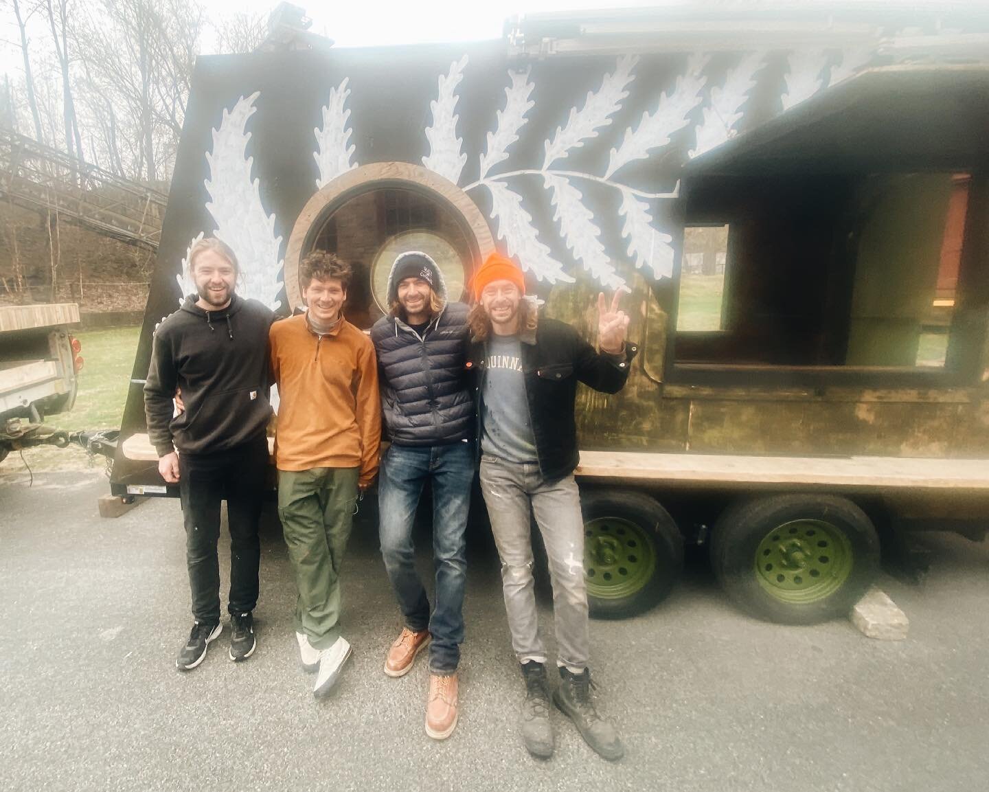 My guys right here!!!! May I officially present to you.... 🥁 
The Drifting Studio!
It&rsquo;s a mobile art studio made in collaborationwith @massmoca @kidspacemm and we&rsquo;ll use to do art programming with the Department of Children and Families 