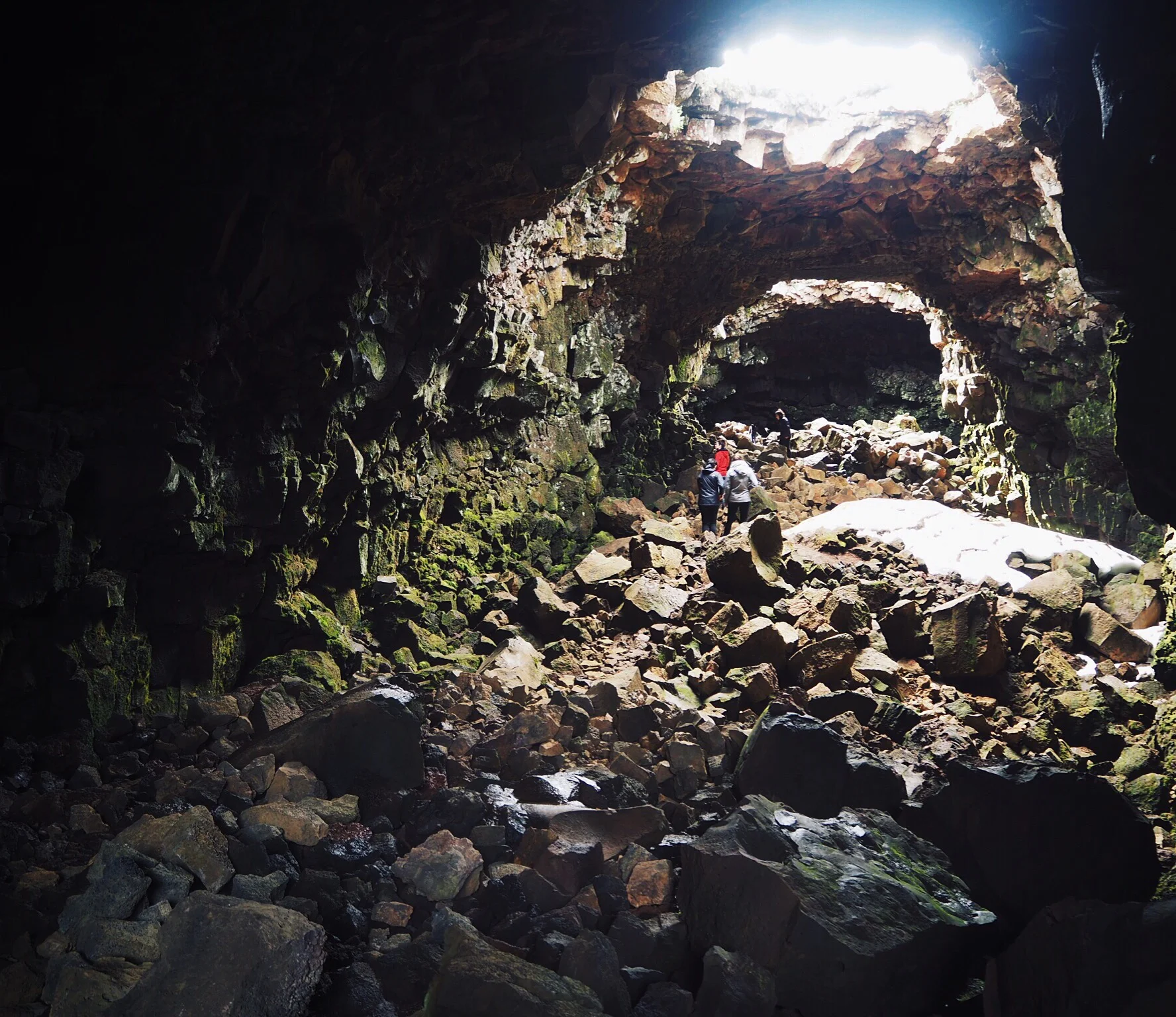 Raufarhólshellir lava tubes