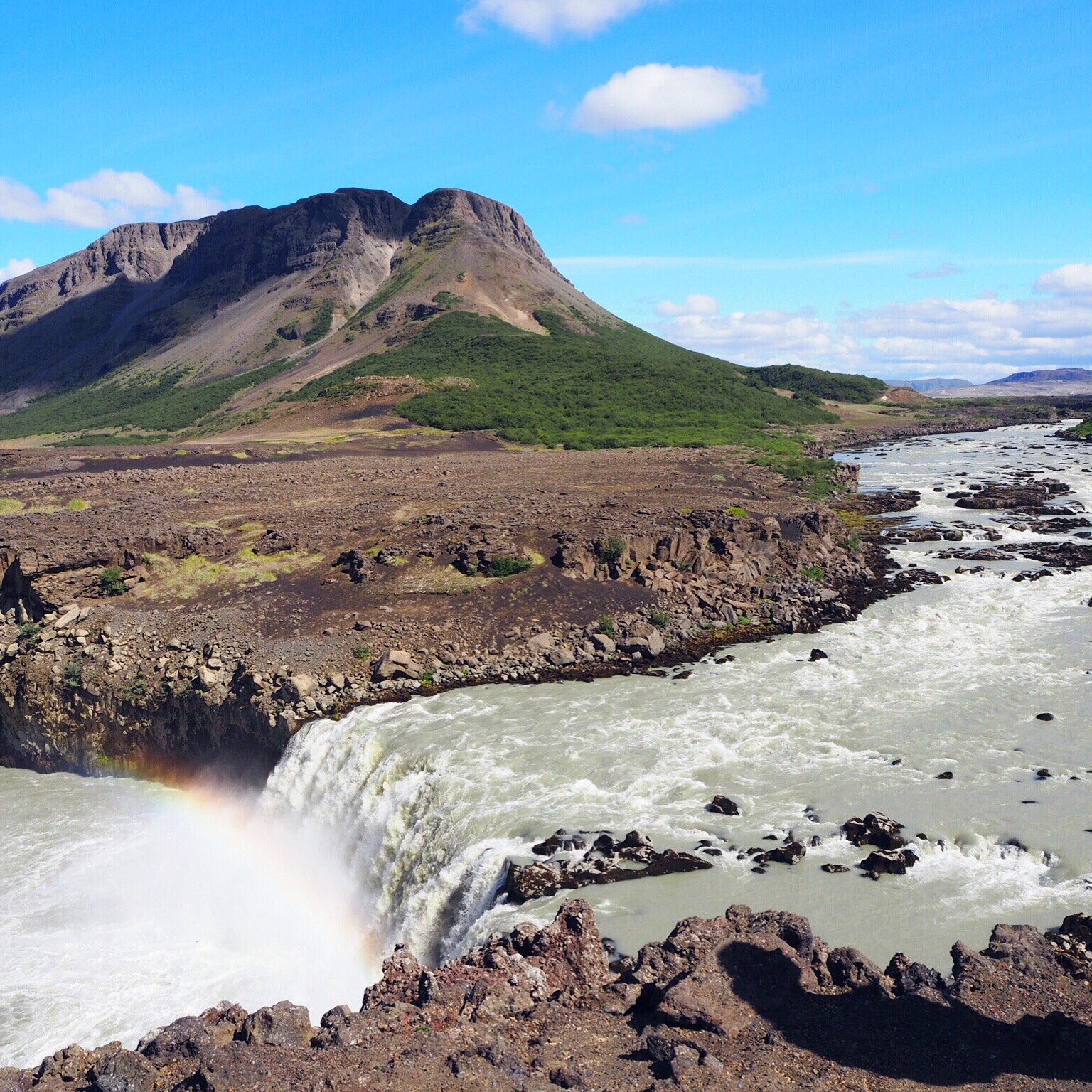 We spotted numerous rainbows