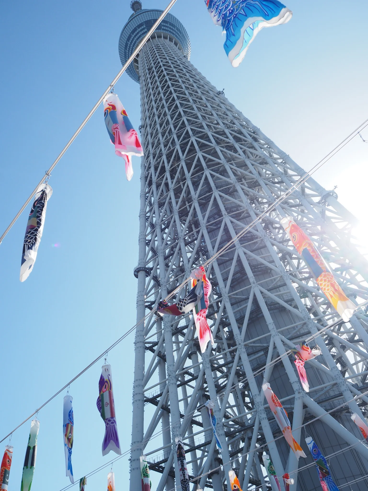 Koinobori at Tokyo Skytree
