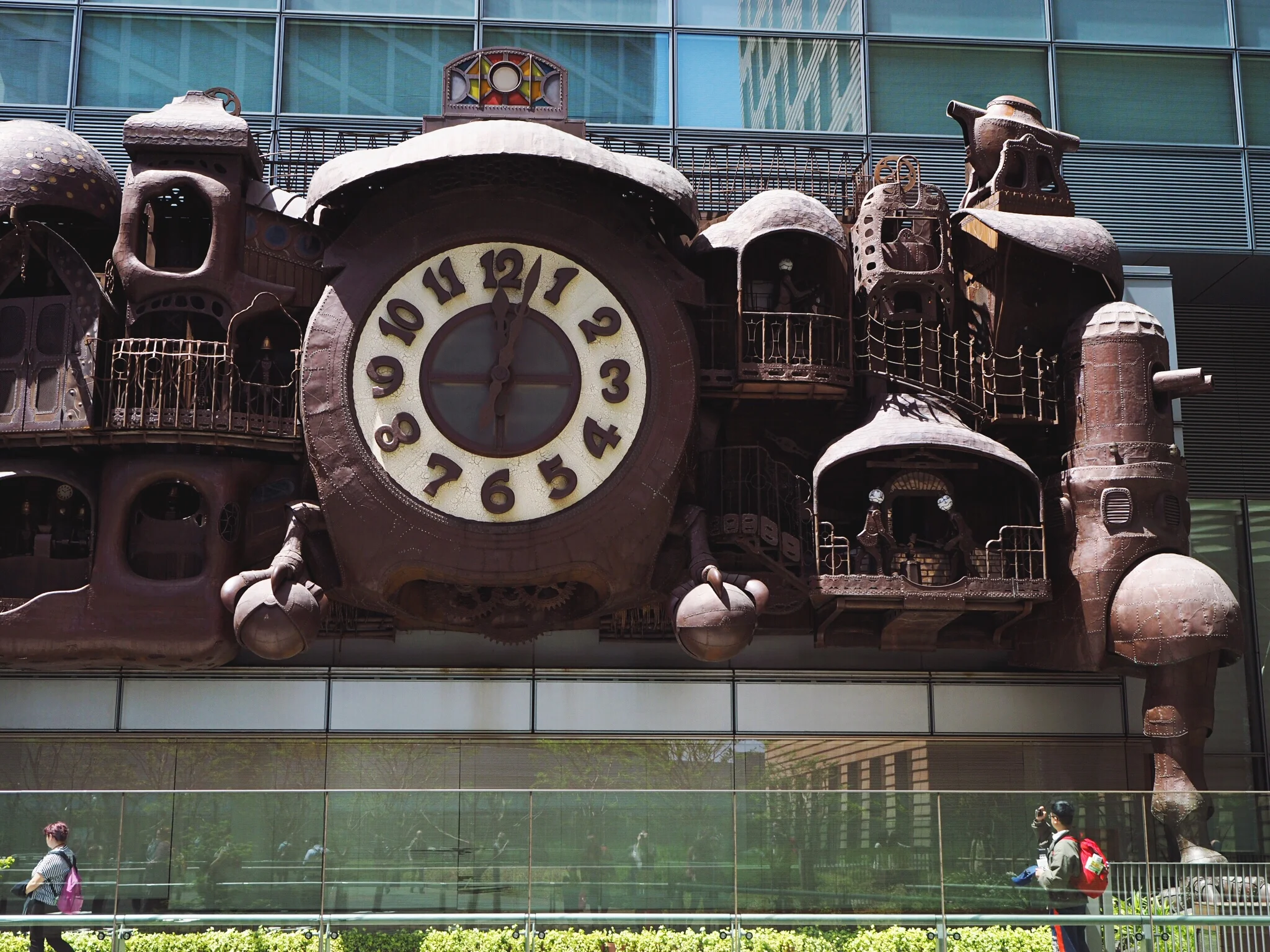 Miyazaki Clock in front of the NTV building
