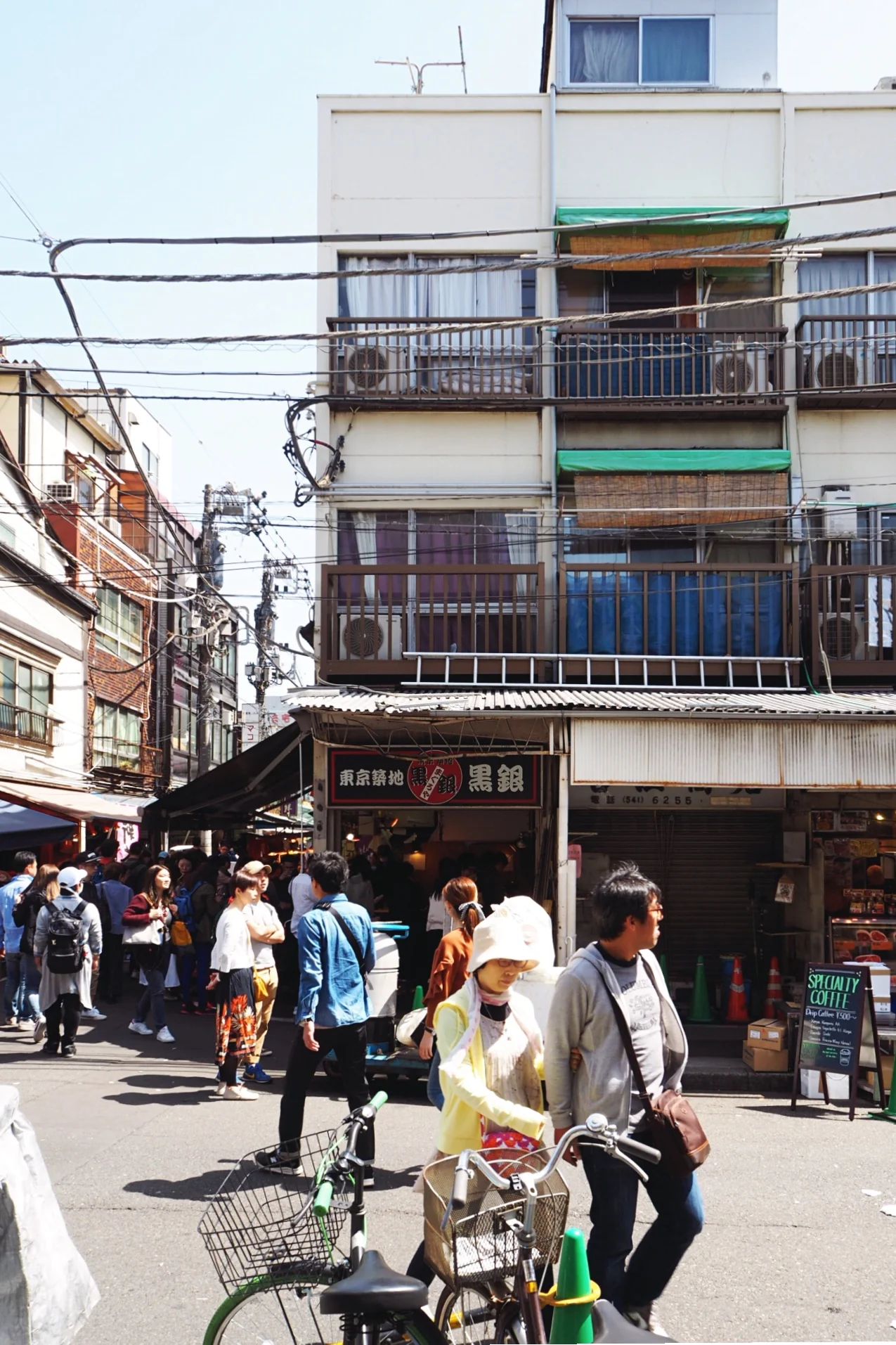 Alleys of Tsukiji Fish Market