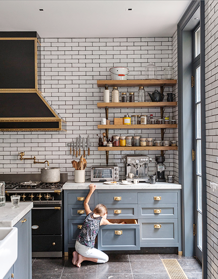 Kitchen Trend Watch Painted Cabinets And Brass Hardware Ms