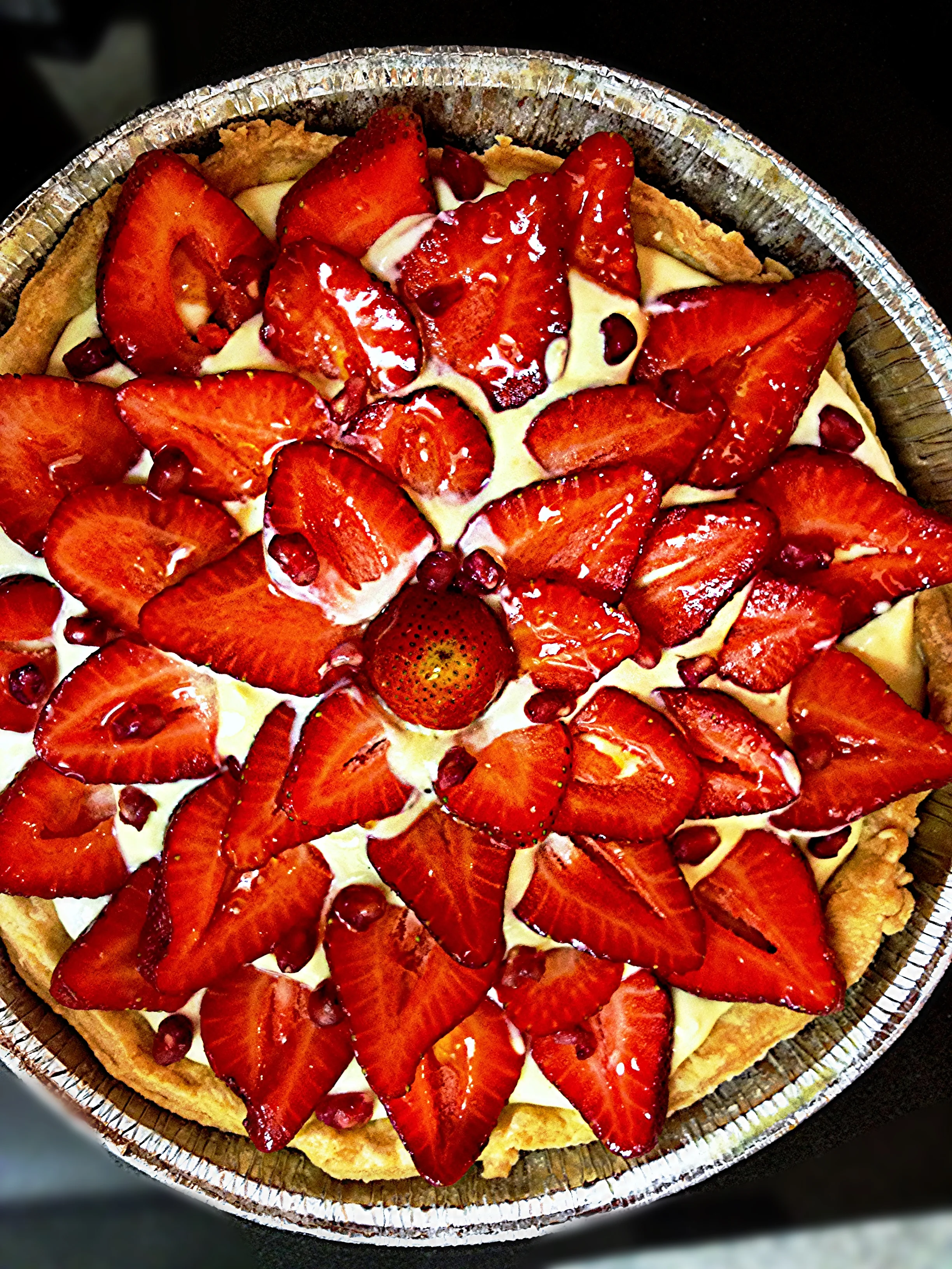 Strawberry Cream Pie