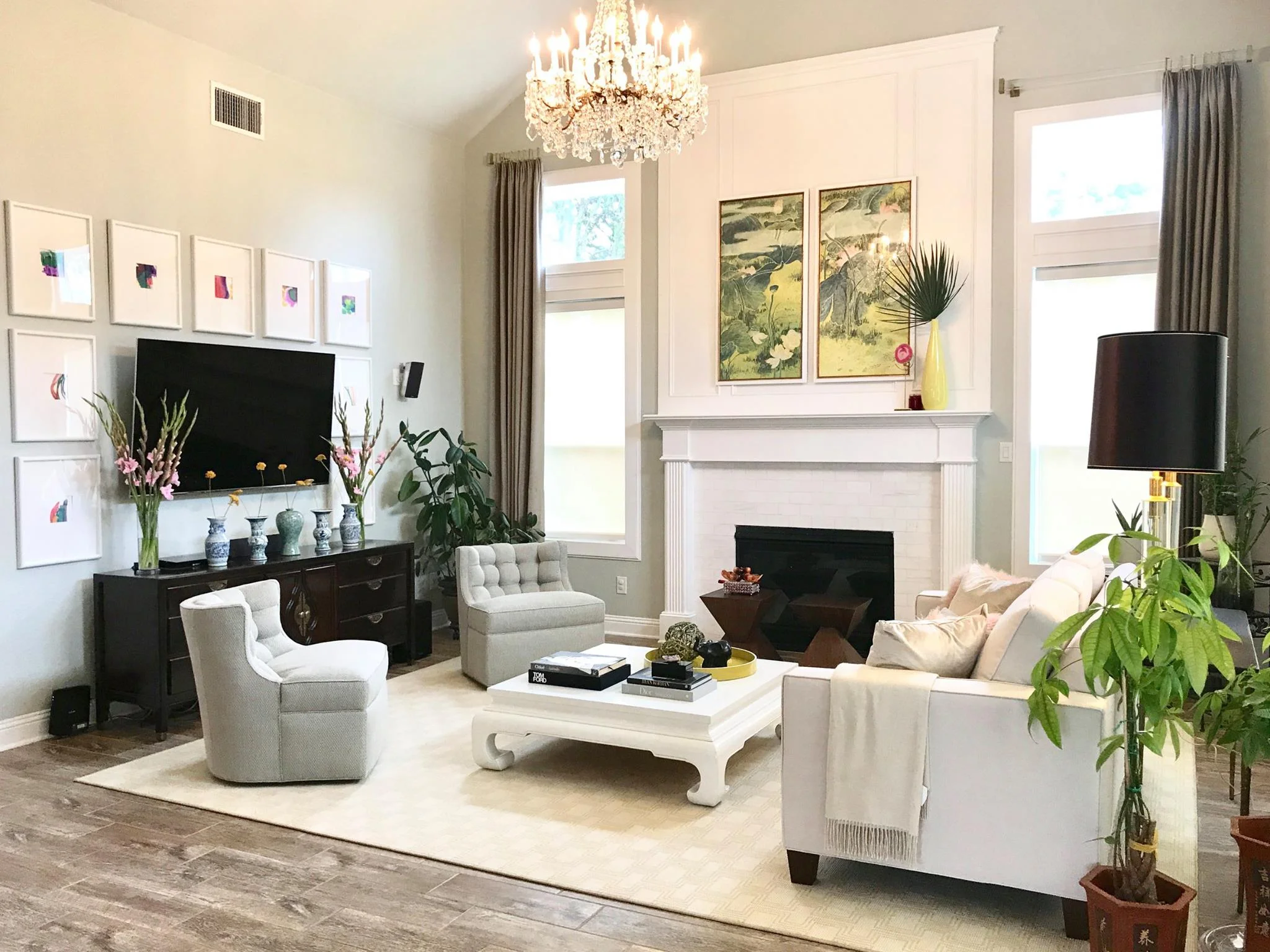 Korean family living room