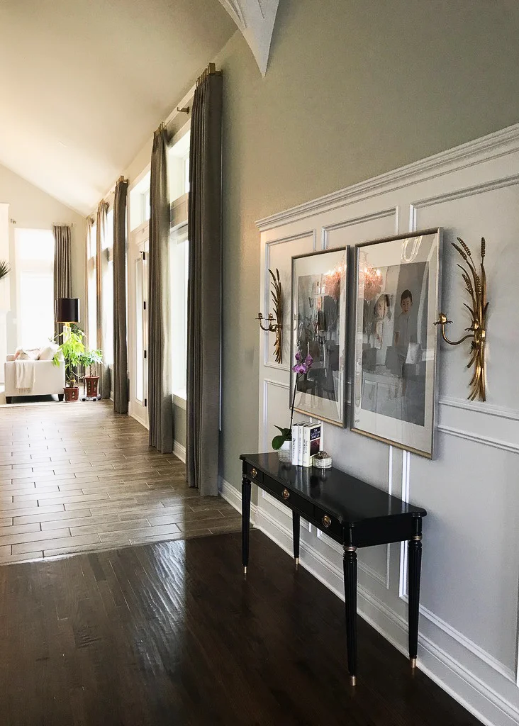 board and batten entryway