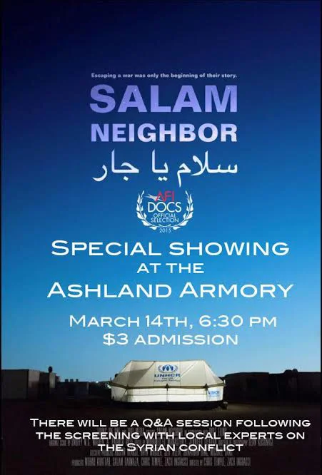 SALAM NEIGHBOR: Special Screening and Fundraiser for Syrian Refugees