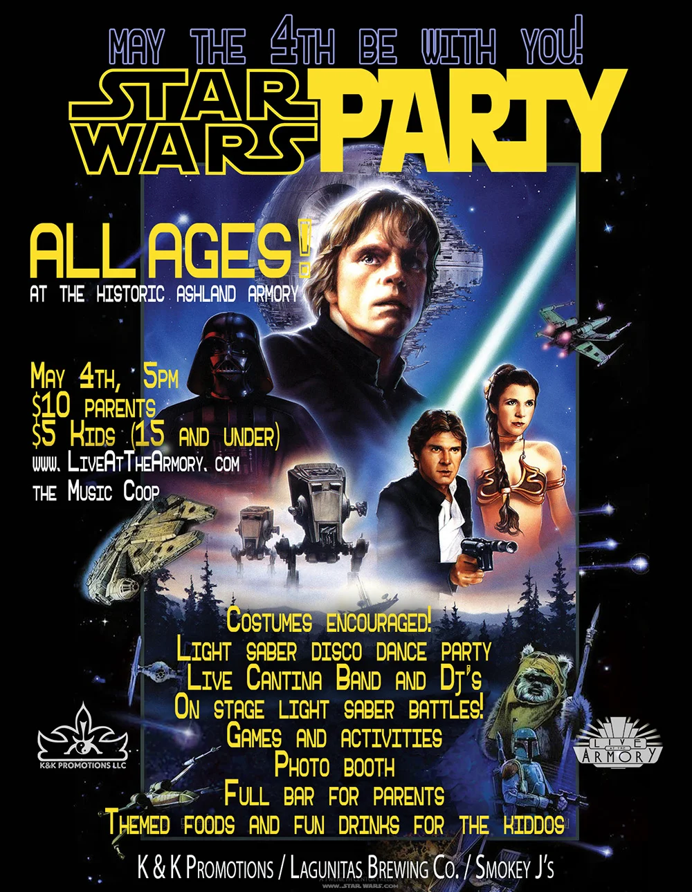 May the Fourth Be With You!  A Star Wars Themed Party For All Ages! 