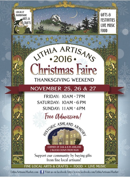 16th Annual Lithia Artisans Christmas Fair - 3 Days!