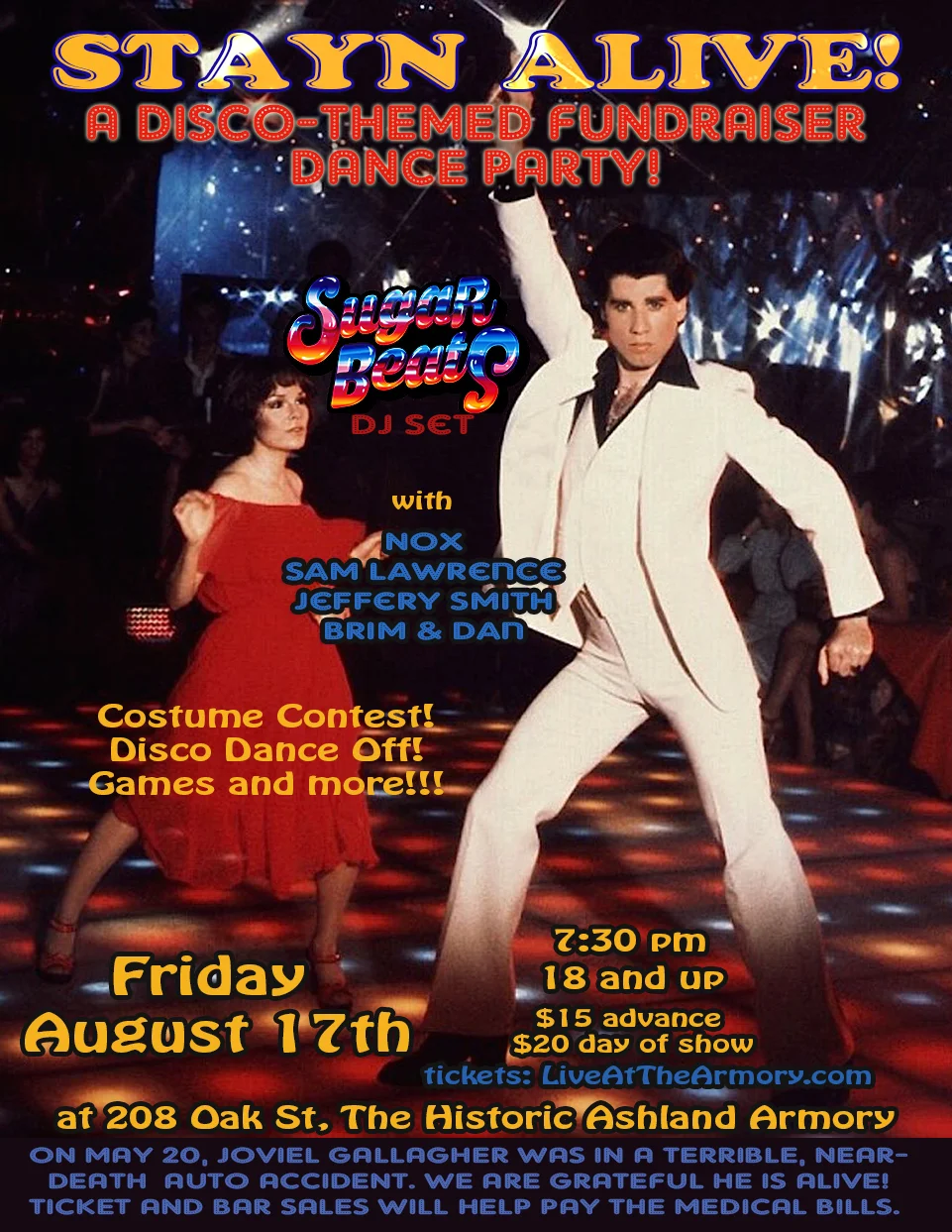 Stay'n Alive - A Disco Dance Party Fundraiser