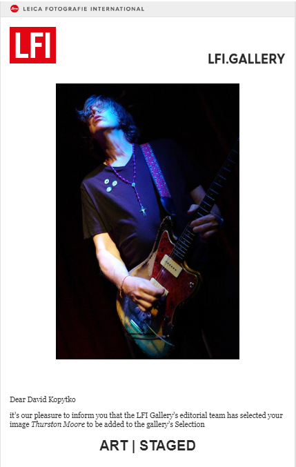 Thurston Moore, LFI Gallery