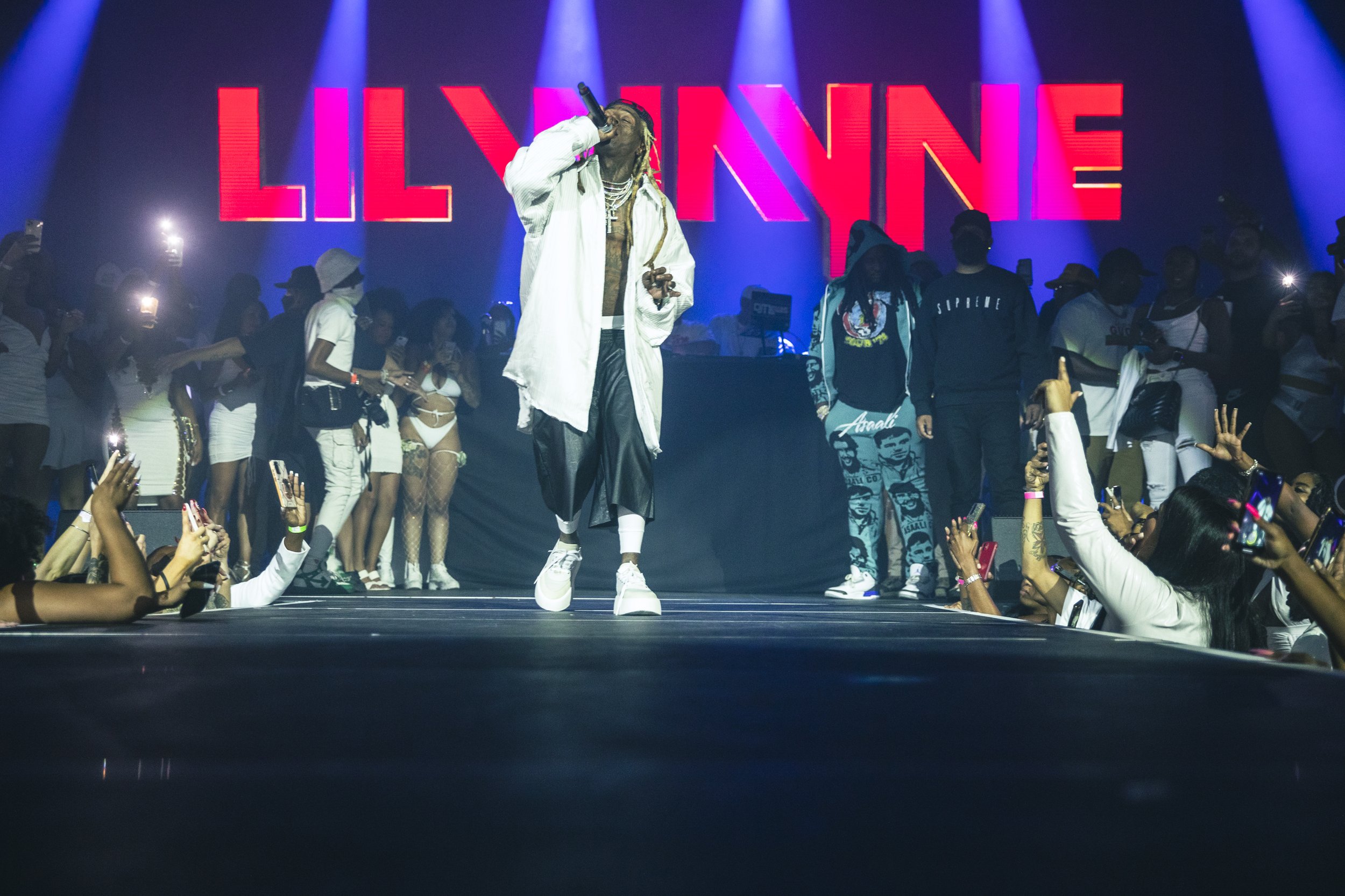 Lil Wayne and Von Miller -  The 18th Annual All White Attire Party -  PHOTO BY Mowgli Miles of Interracial Frineds-86.JPG