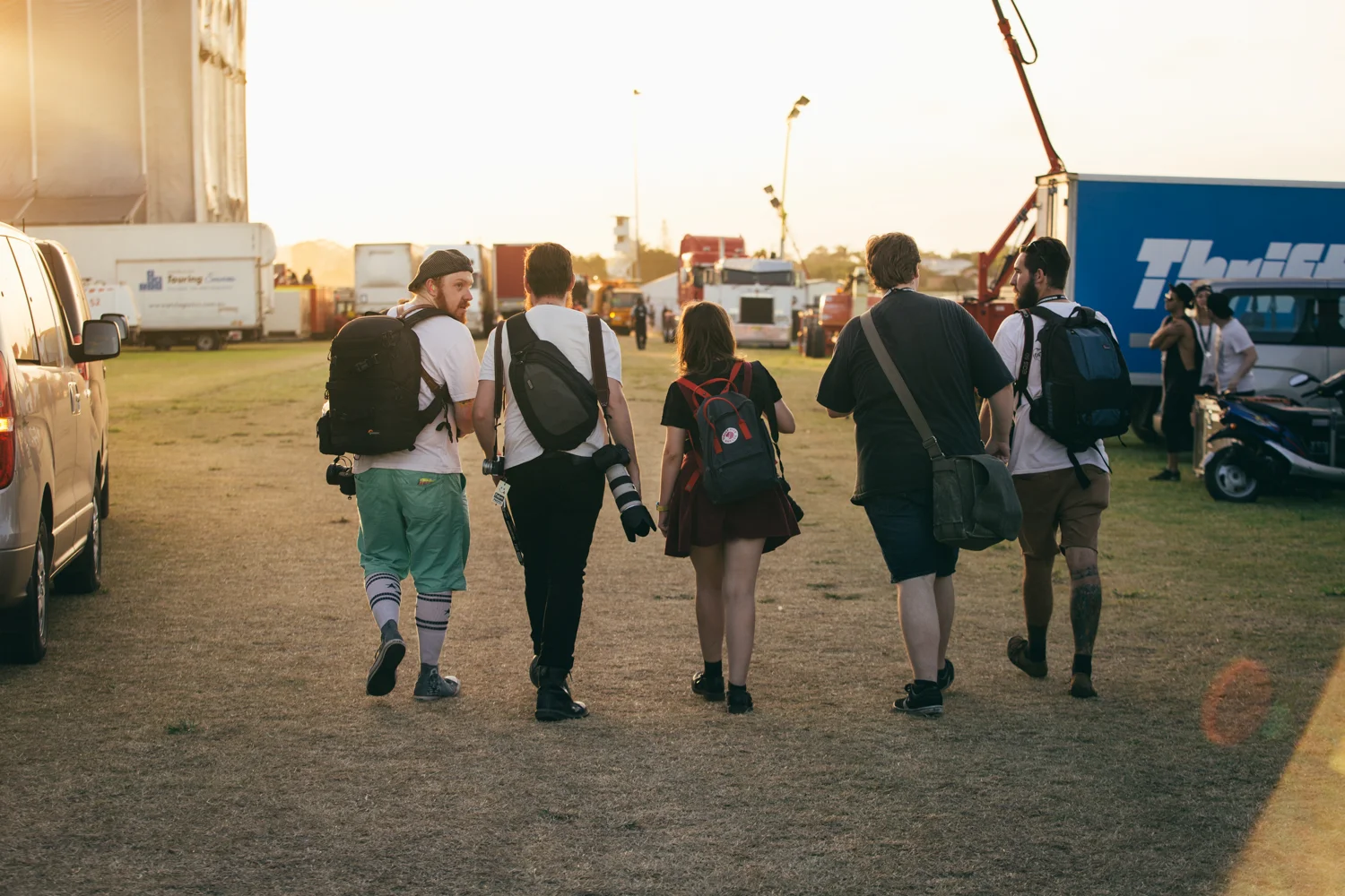  My Photopals walking into the distance :)