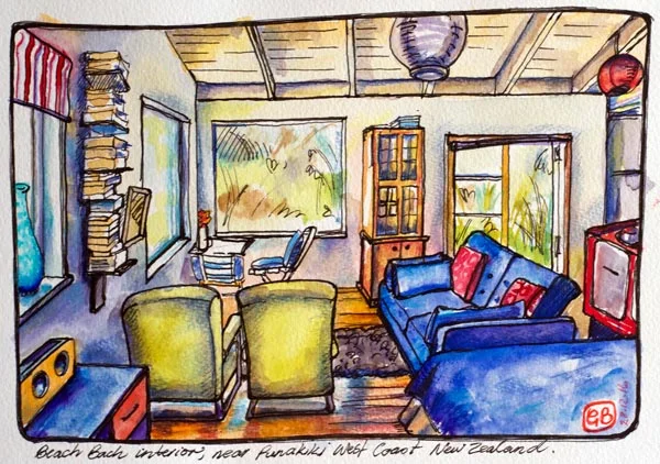 Beach Bach interior
