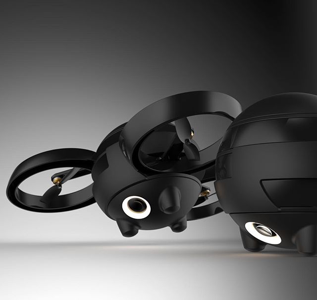 Check out the new Jupiter TD-01 throw and catch concept drone from CDGs design team - see bio link for more details! #drone #uav #rpa #minideathstar #industrialdesign #productdesign