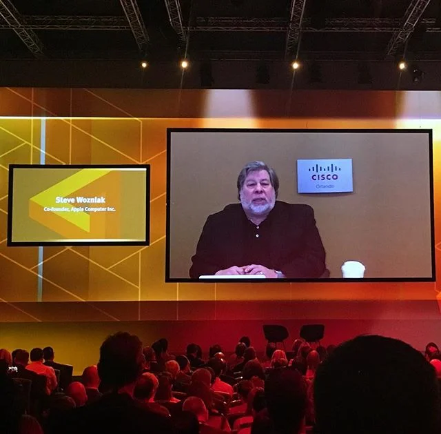 Great way to kick off and the first day of the #AdvanceQld innovation summit! Thanks for dialling in and sharing the wisdom Waz! #thewaz #innovation #apple #aqsummit