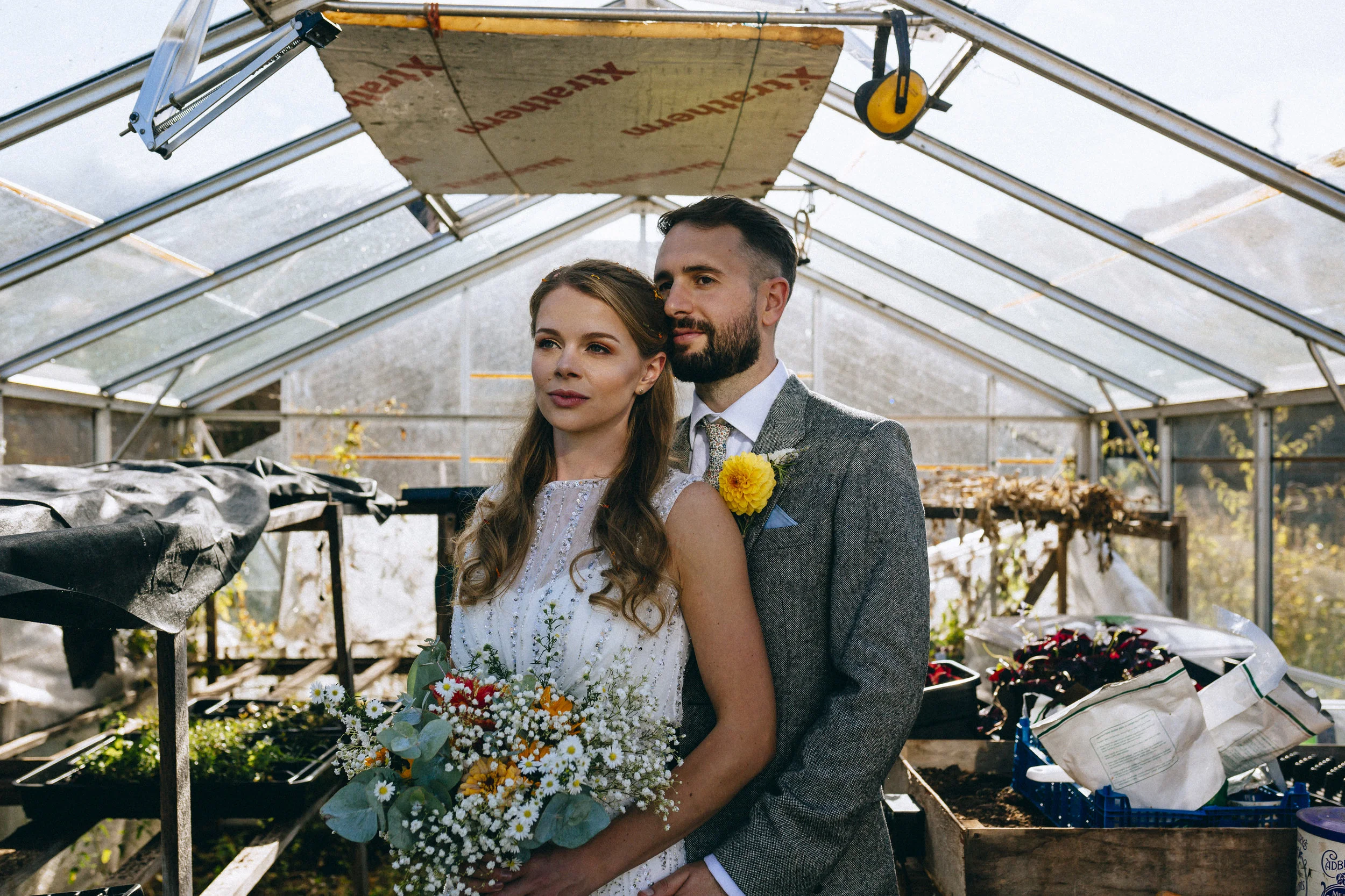CLARE &amp; MATT | HOME GROWN FARM WEDDING | SOMERSET