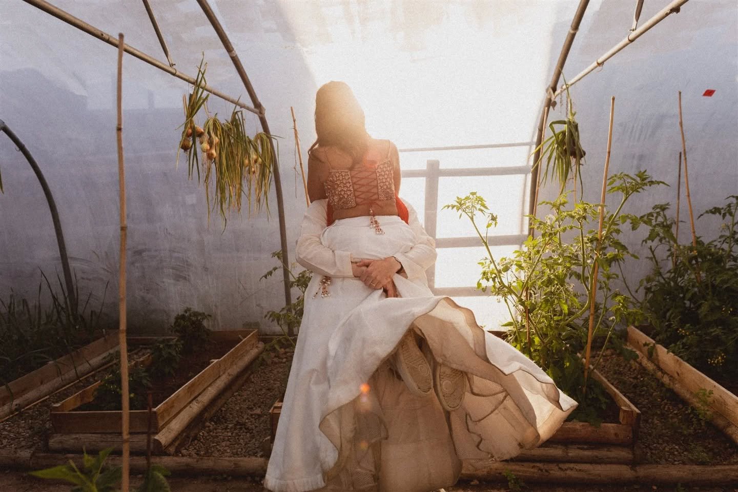 Muddy skirt hems, bigs hugs, and moments alone in polytunnels