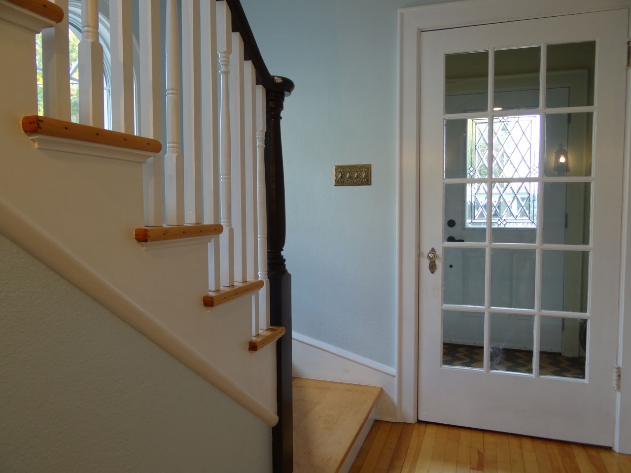 Front entry and hallway.